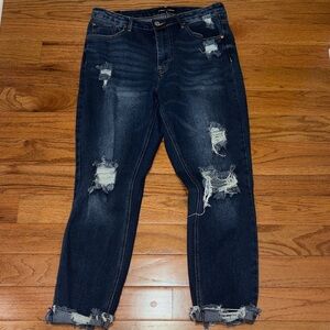 Almost Famous Dark Blue Denim Jeans